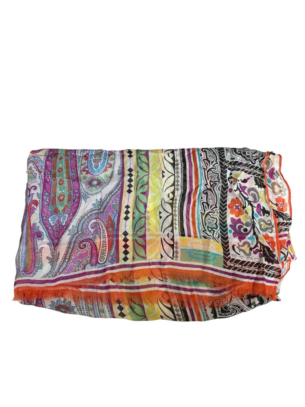 Etro Multi-Color Silk Scarf